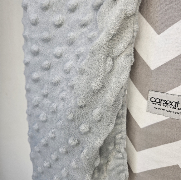 Car Seat Canopy neutral chevron grey - Picture 5 of 9